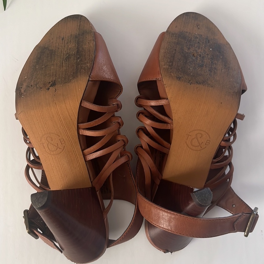 Treasure & Bond Brown Open-Toe Heels - Picture 8 of 16